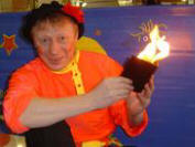 clown magicien du feu marseille